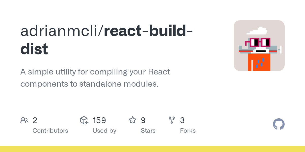 GitHub adrianmcli/reactbuilddist A simple utility for compiling