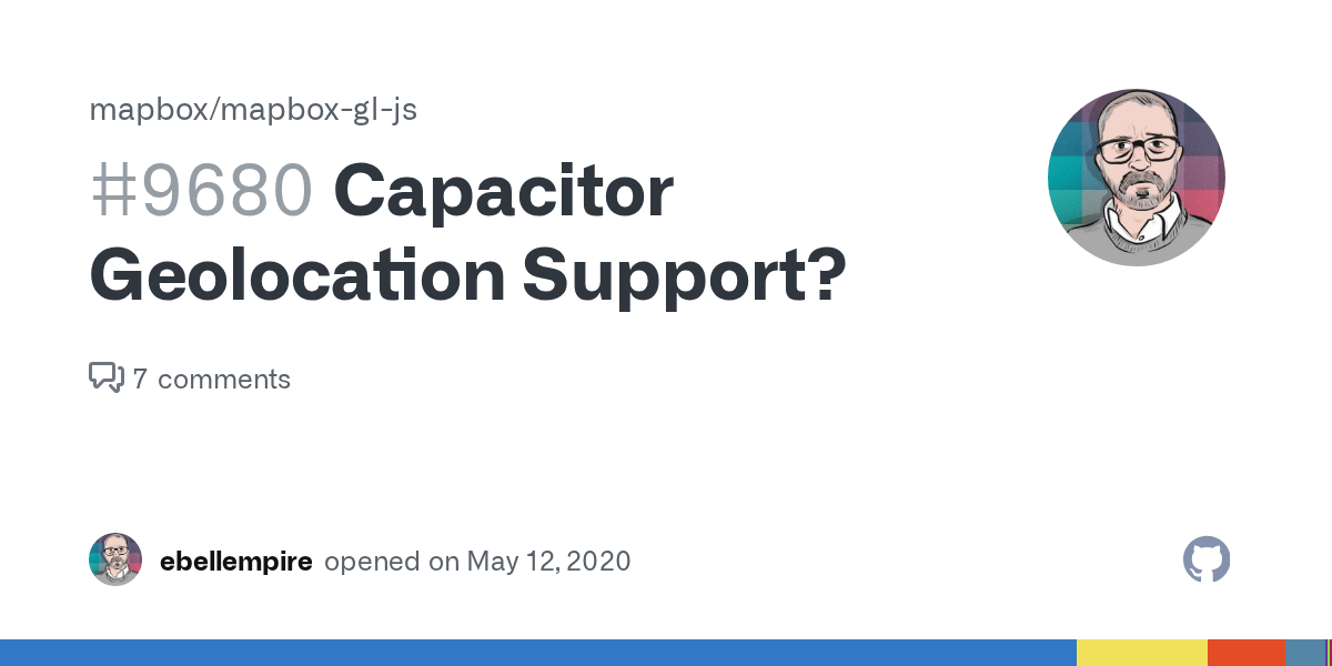 Capacitor Geolocation Support? · Issue 9680 · mapbox/mapboxgljs · GitHub