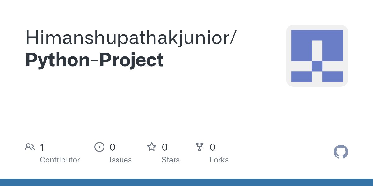 GitHub Himanshupathakjunior/PythonProject