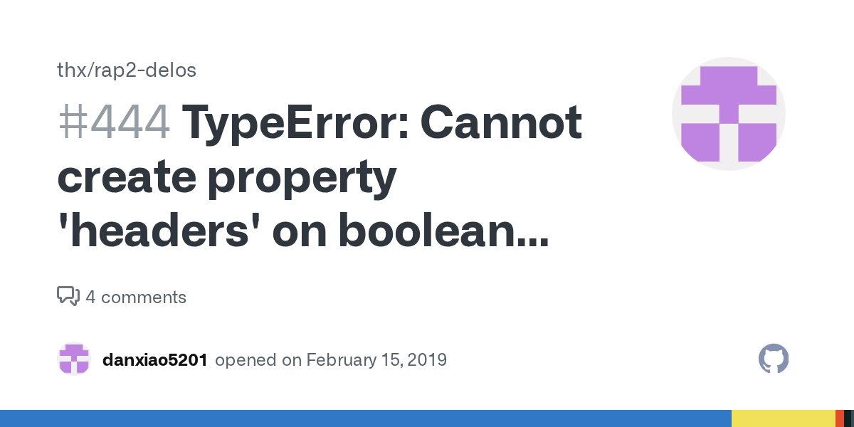 TypeError Cannot create property 'headers' on boolean 'false' ！ · Issue 444 · thx/rap2delos