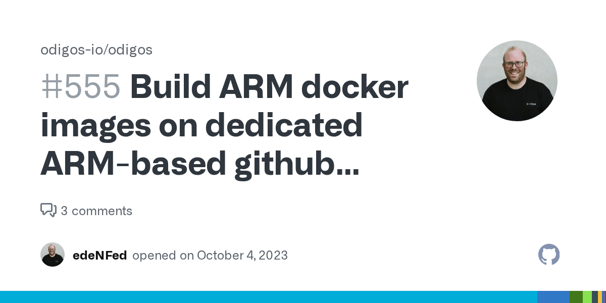 Build ARM docker images on dedicated ARMbased github runners · Issue