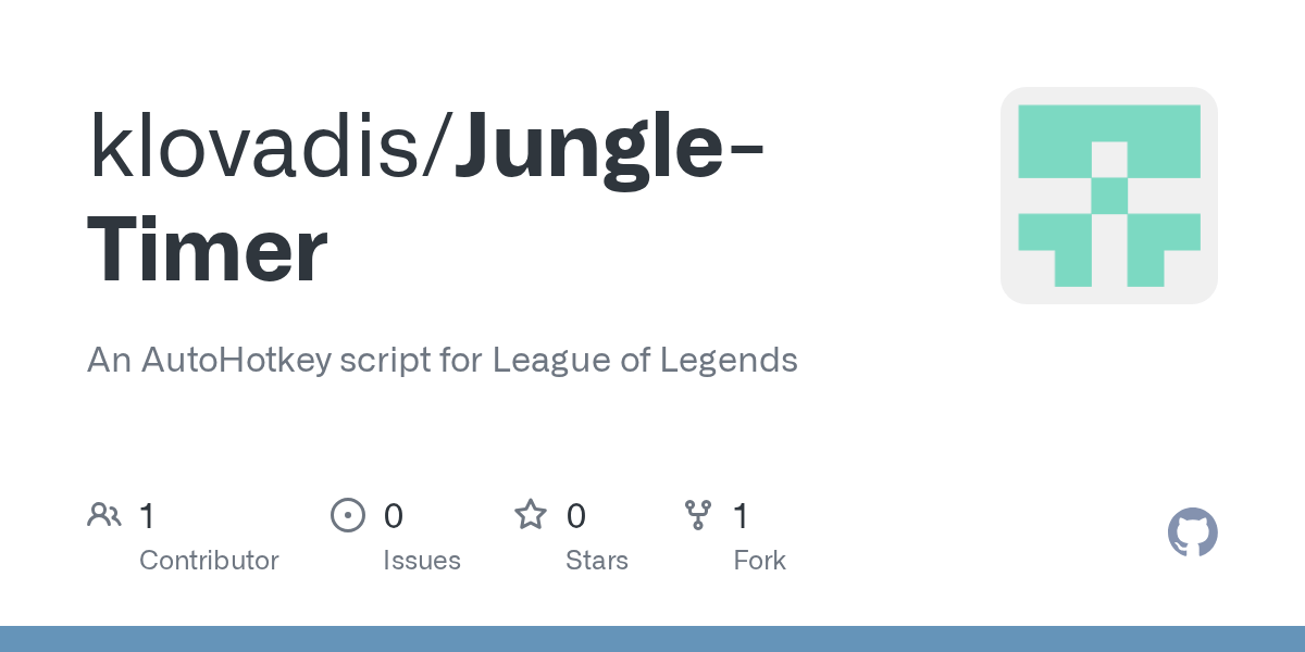 GitHub klovadis/JungleTimer An AutoHotkey script for League of Legends