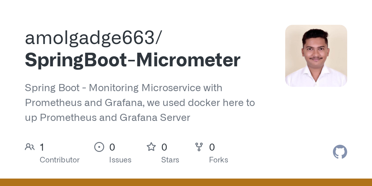 GitHub amolgadge663/SpringBootMicrometer Spring Boot Monitoring