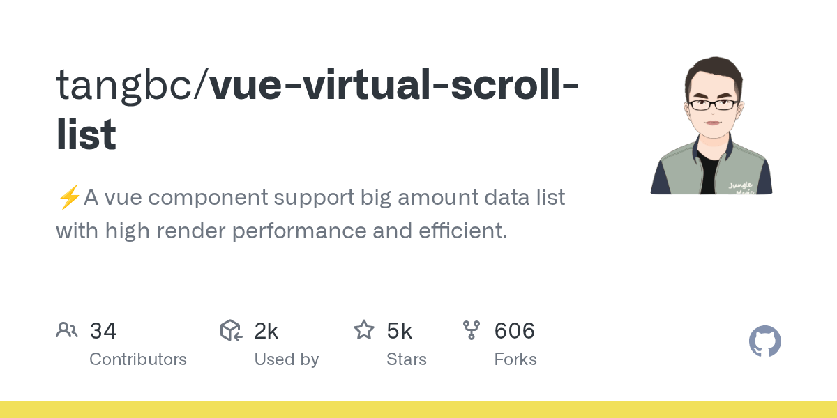 vuevirtualscrolllist/App.vue at master · tangbc/vuevirtualscroll