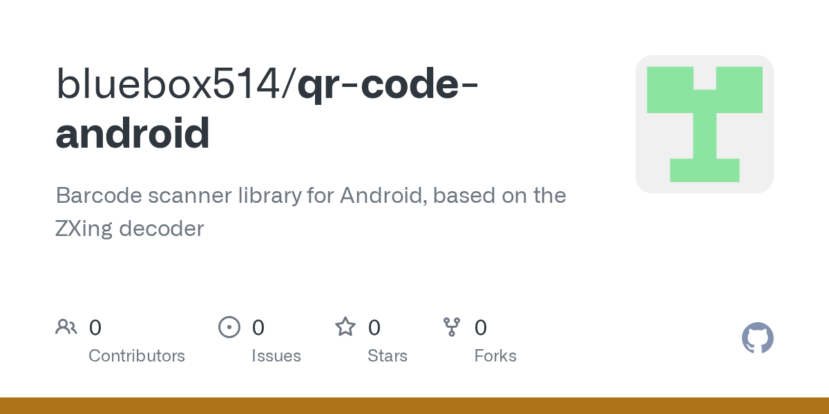 GitHub bluebox514/qrcodeandroid Barcode scanner library for