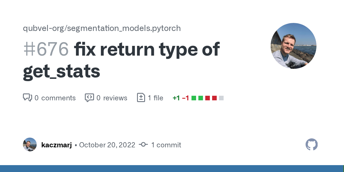 fix return type of get_stats by kaczmarj · Pull Request 676 · qubvel