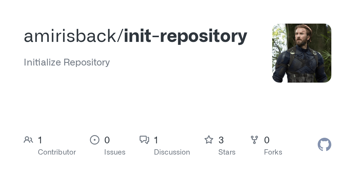 GitHub amirisback/initrepository Initialize Repository