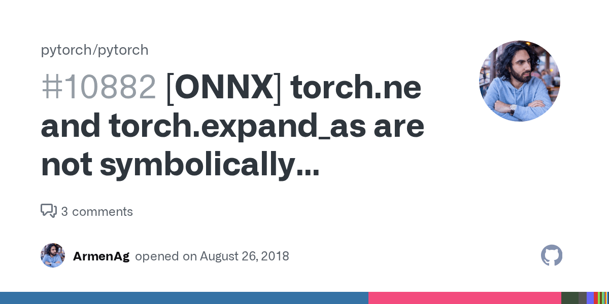 [ONNX] torch.ne and torch.expand_as are not symbolically defined