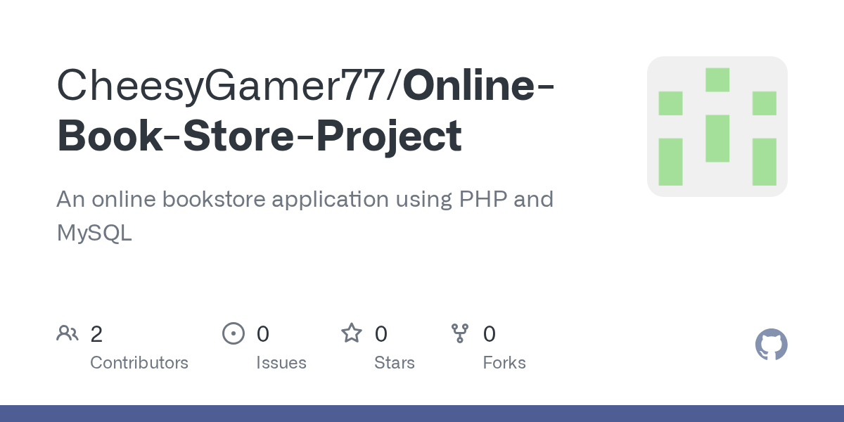 GitHub An online bookstore