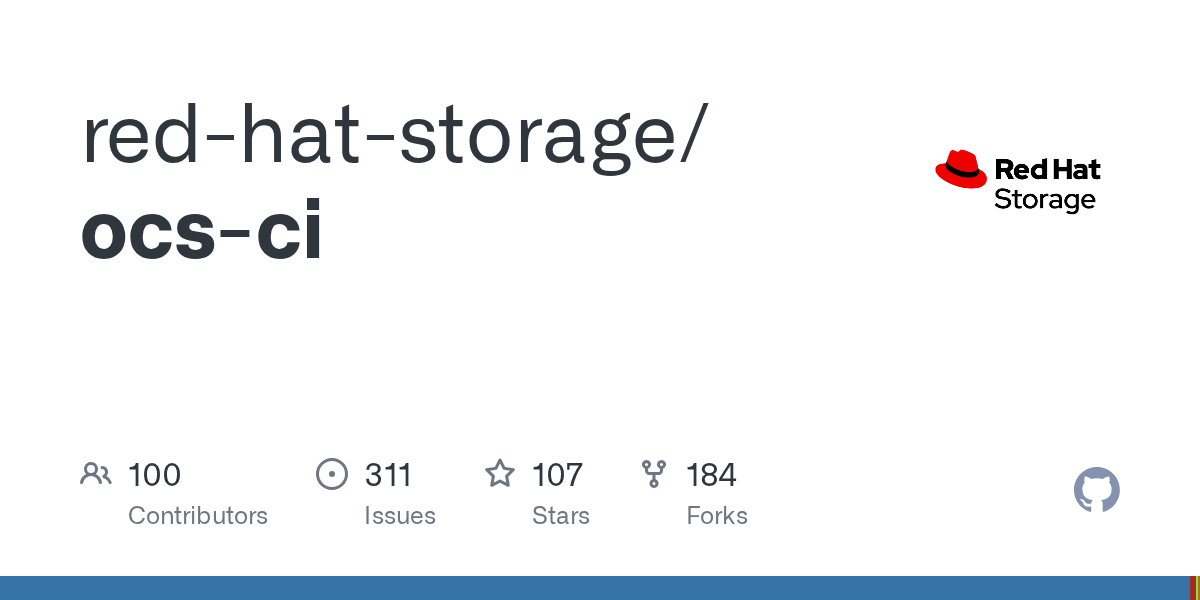 GitHub redhatstorage/ocsci