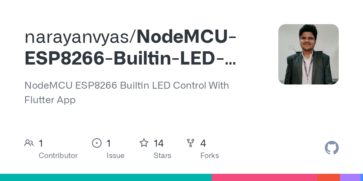 GitHub narayanvyas/NodeMCUESP8266BuiltinLEDControlWithFlutter