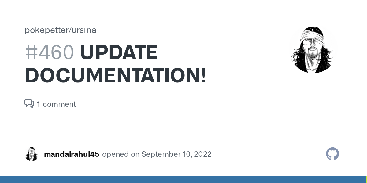 UPDATE DOCUMENTATION! · Issue 460 · pokepetter/ursina · GitHub
