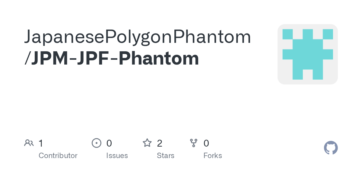 GitHub JapanesePolygonPhantom/JPMJPFPhantom