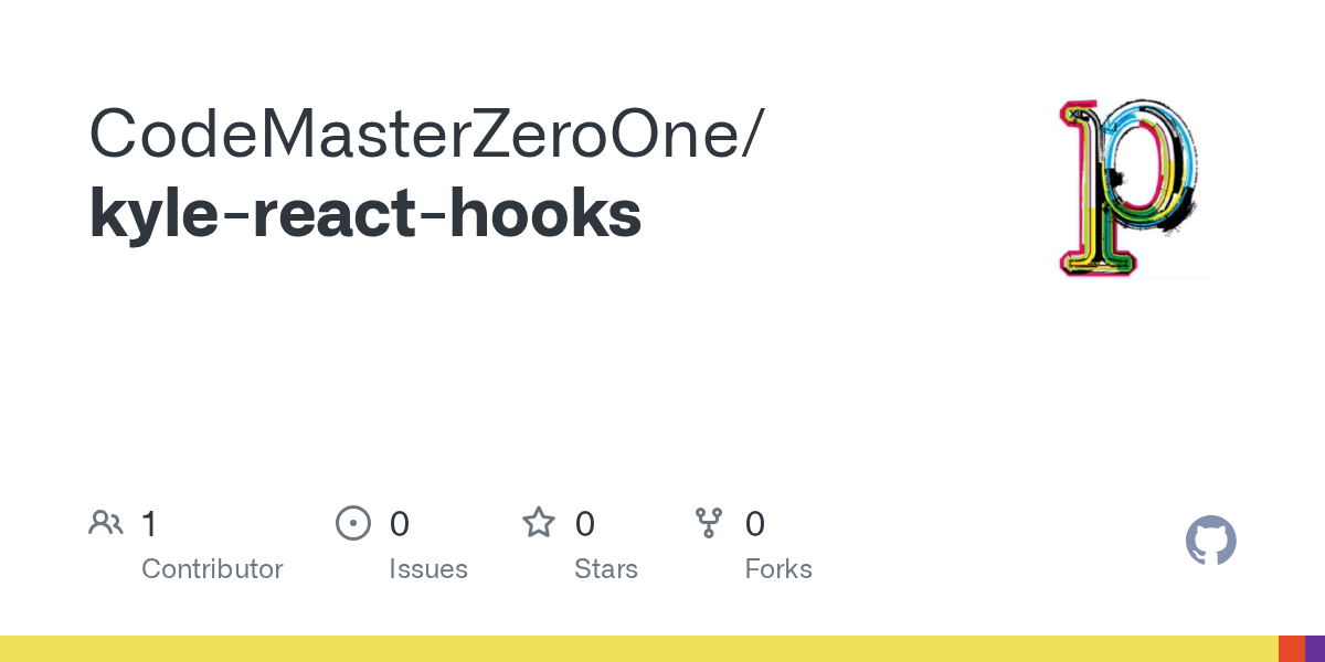 GitHub CodeMasterZeroOne/kylereacthooks