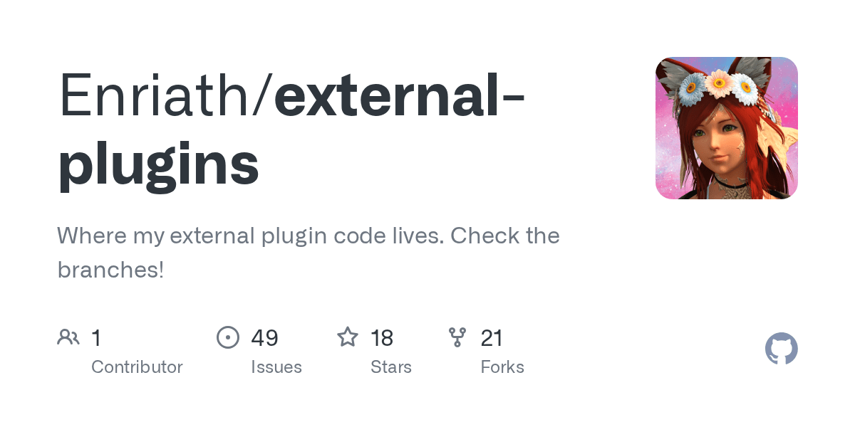 Issues · Enriath/externalplugins · GitHub