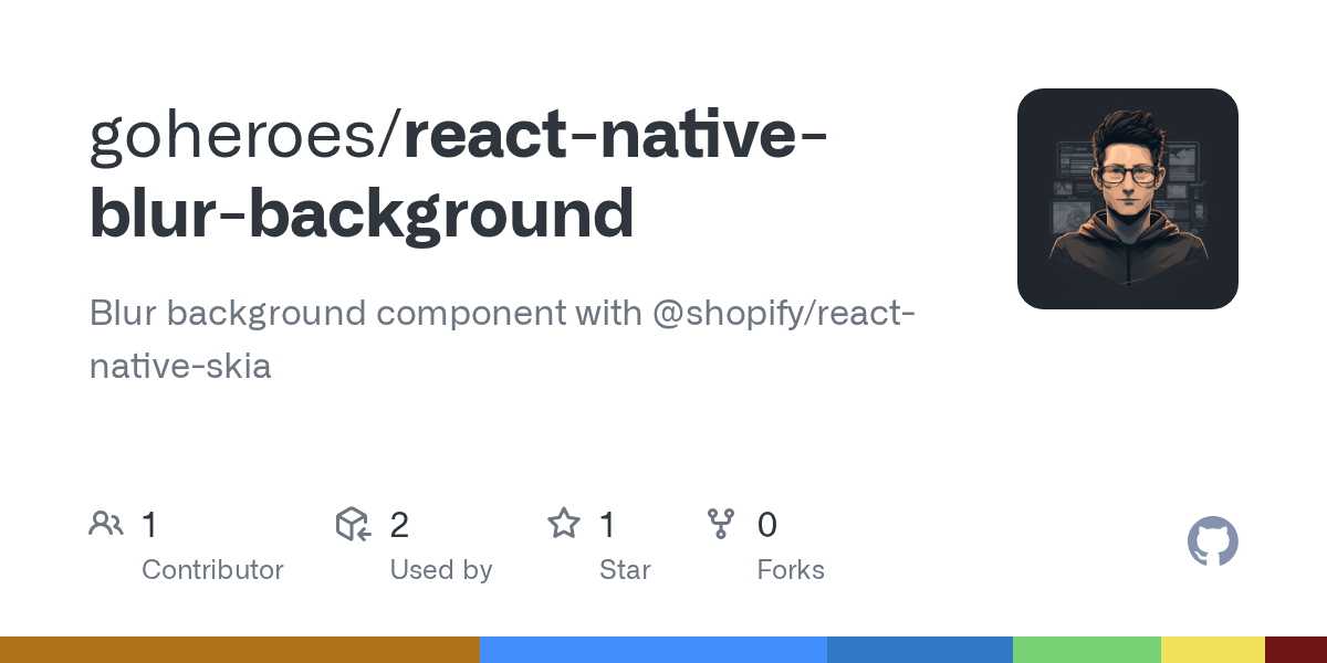 GitHub goheroes/reactnativeblurbackground Blur background component with shopify/react