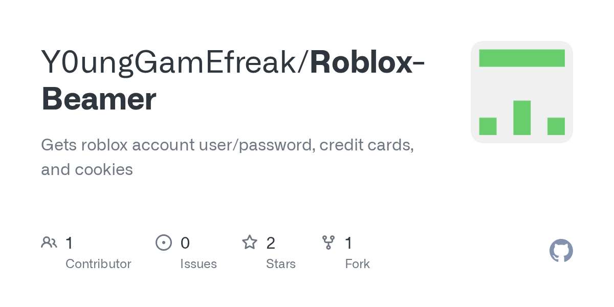 GitHub Y0ungGamEfreak/RobloxBeamer Gets roblox account user