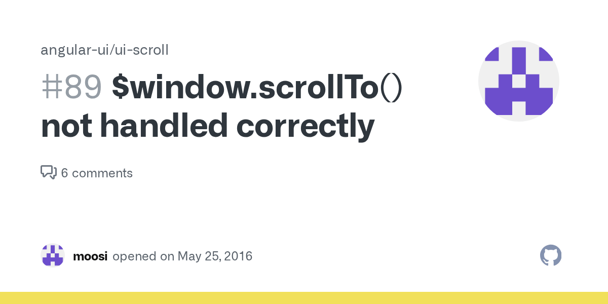window.scrollTo() not handled correctly · Issue 89 · angularui/ui