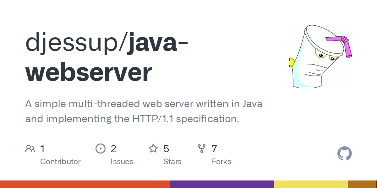 GitHub djessup/javawebserver A simple multithreaded web server