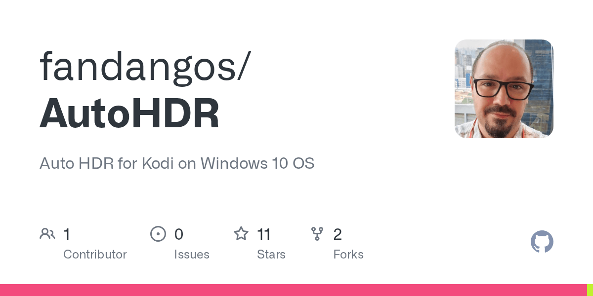 GitHub fandangos/AutoHDR Auto HDR for Kodi on Windows 10 OS