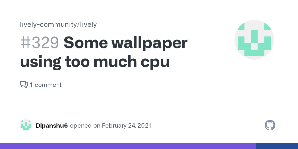 Some wallpaper using too much cpu · Issue 329