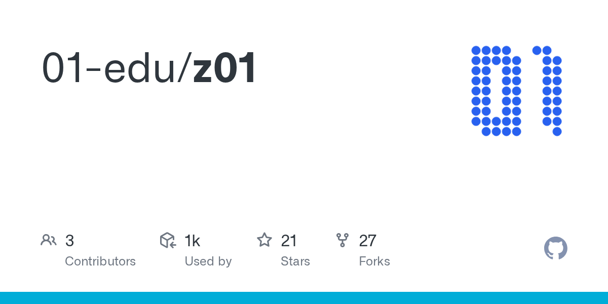 GitHub - 01-edu/z01