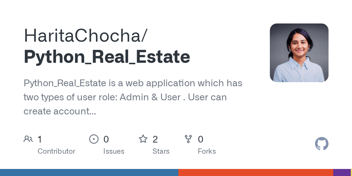 GitHub HaritaChocha/Python_Real_Estate Python_Real_Estate is a web