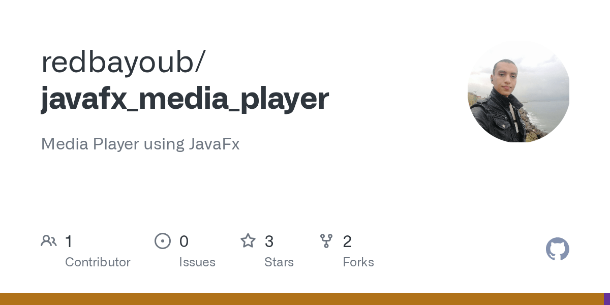 GitHub redbayoub/javafx_media_player Media Player using JavaFx