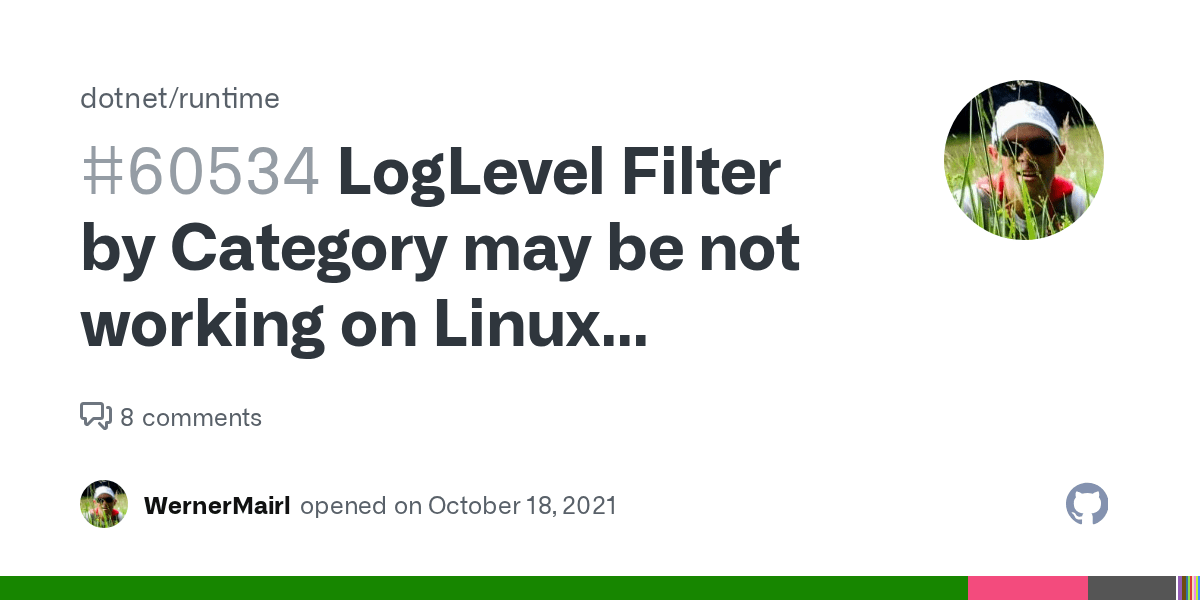 LogLevel Filter by Category may be not working on Linux (AppServices