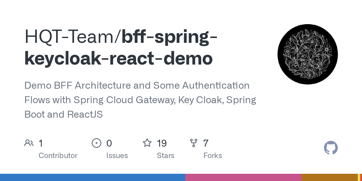GitHub HQTTeam/bffspringkeycloakreactdemo Demo BFF Architecture