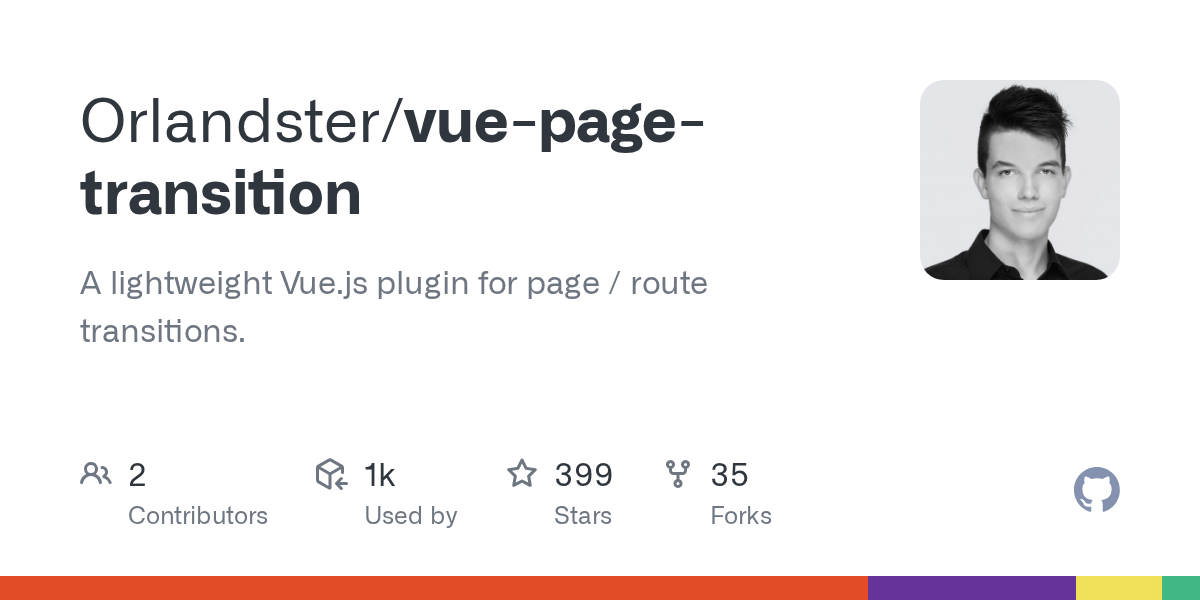 GitHub Orlandster/vuepagetransition A lightweight Vue.js plugin