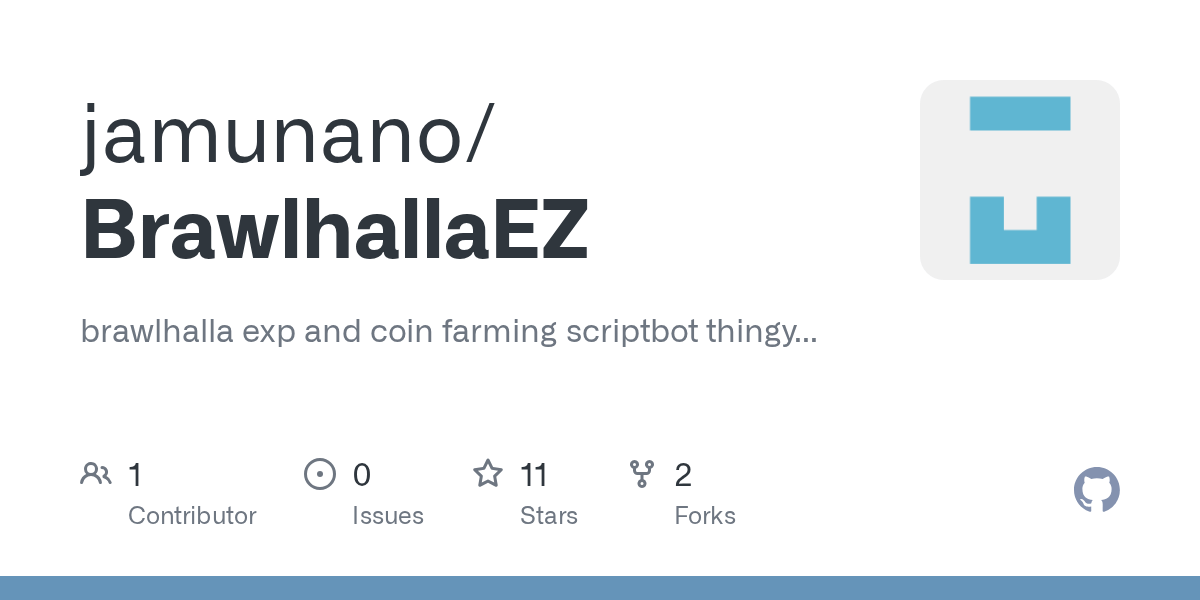 GitHub jamunano/BrawlhallaEZ brawlhalla exp and coin farming