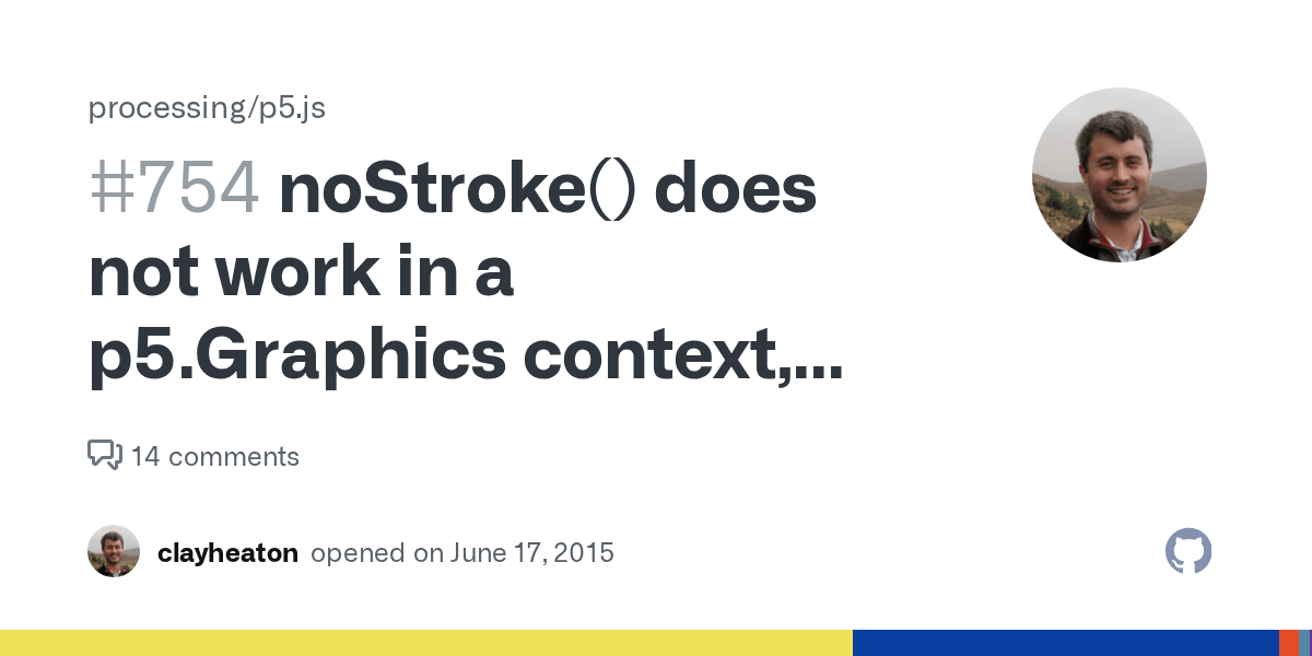 noStroke() does not work in a p5.Graphics context, but strokeWeight(0