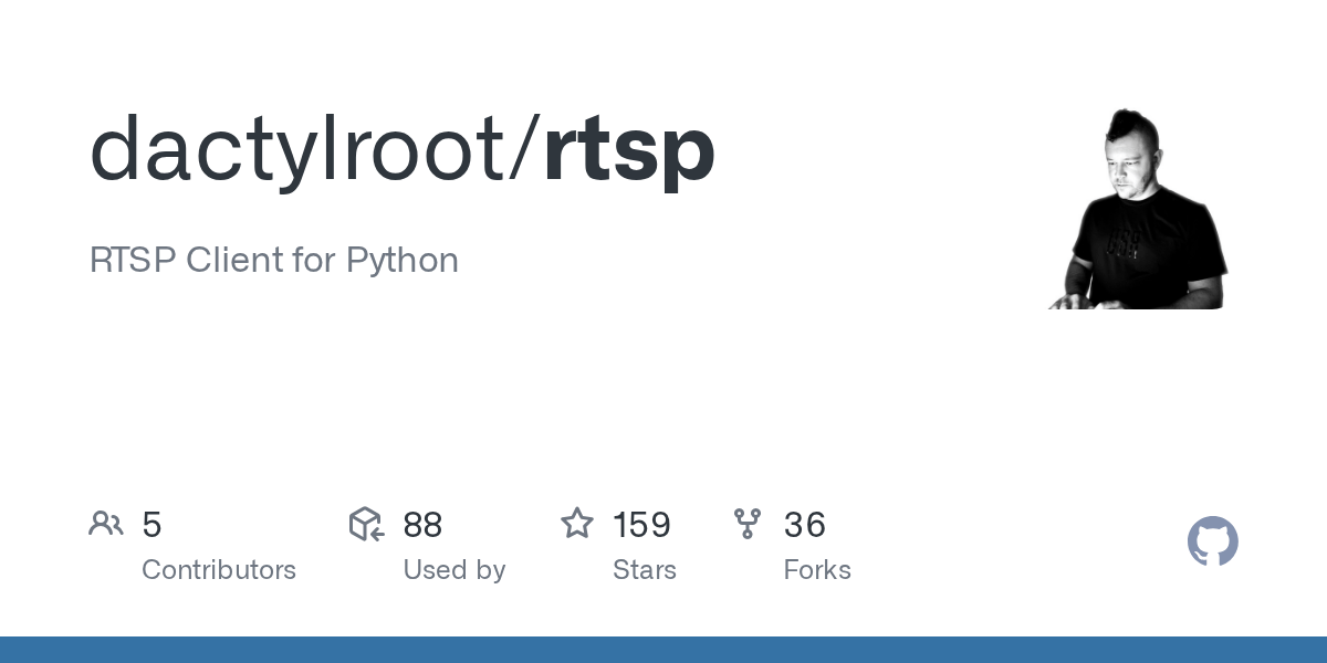 GitHub dactylroot/rtsp RTSP Client for Python