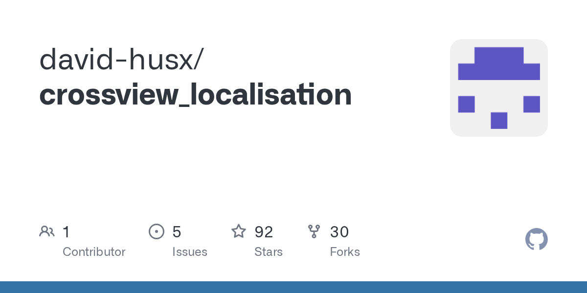GitHub davidhusx/crossview_localisation