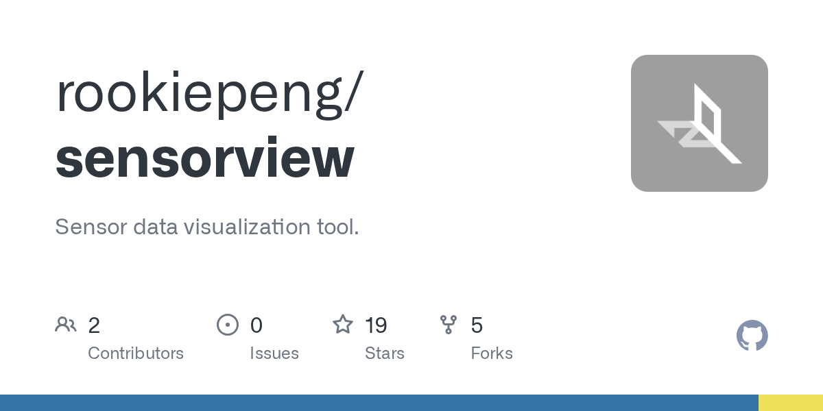 GitHub rookiepeng/sensorview Sensor data visualization tool.