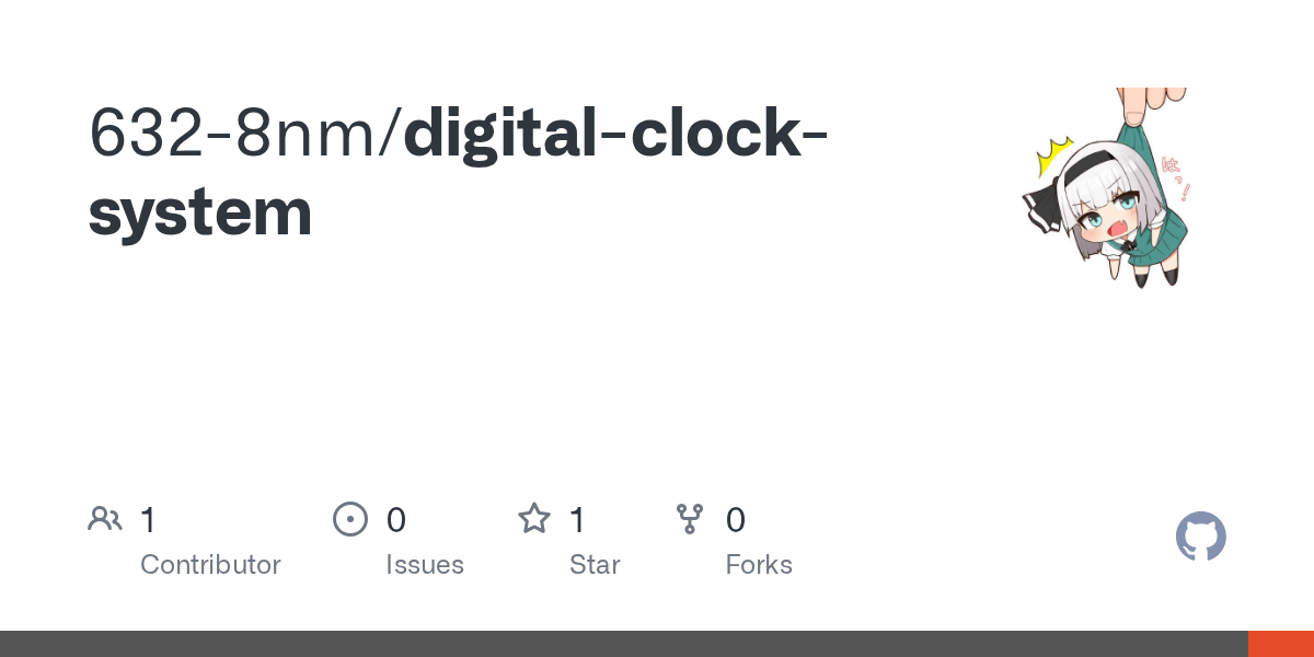 GitHub Transistor789/digitalclocksystem