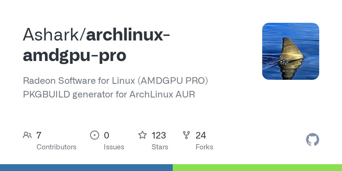 GitHub Ashark/archlinuxamdgpupro Radeon Software for Linux (AMDGPU