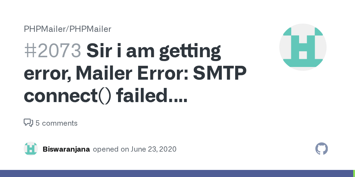 Sir i am getting error, Mailer Error SMTP connect() failed. https