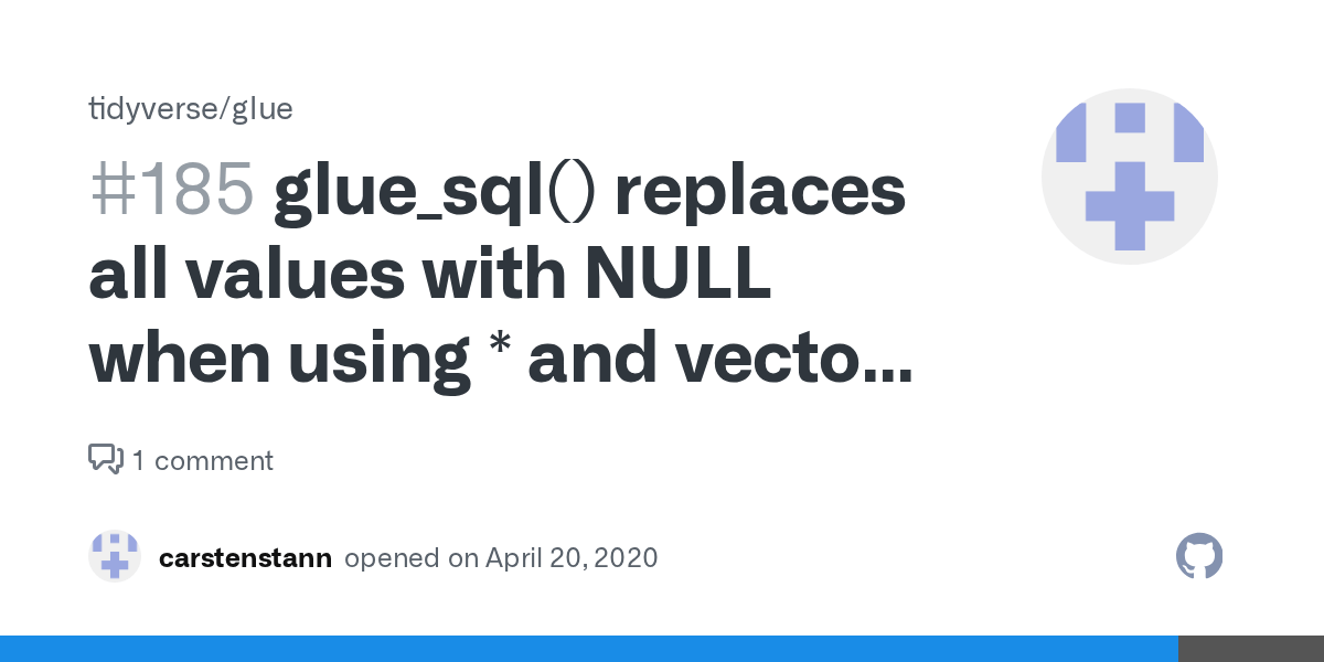 glue_sql() replaces all values with NULL when using * and vector has NA values · Issue 185