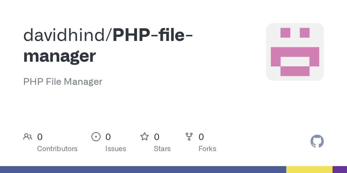 GitHub davidhind/PHPfilemanager PHP File Manager