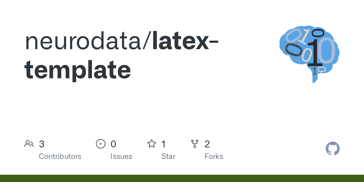 GitHub neurodata/latextemplate