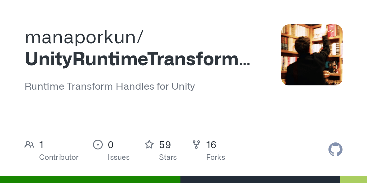 GitHub manaporkun/UnityRuntimeTransformHandles Runtime Transform