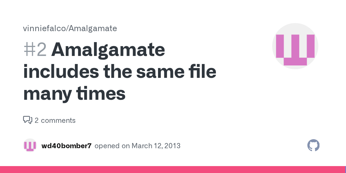Amalgamate includes the same file many times · Issue 2 · vinniefalco