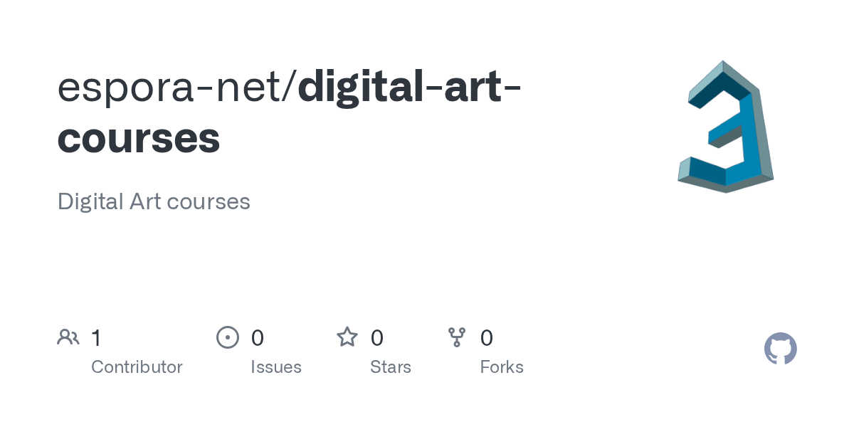GitHub Digital Art courses