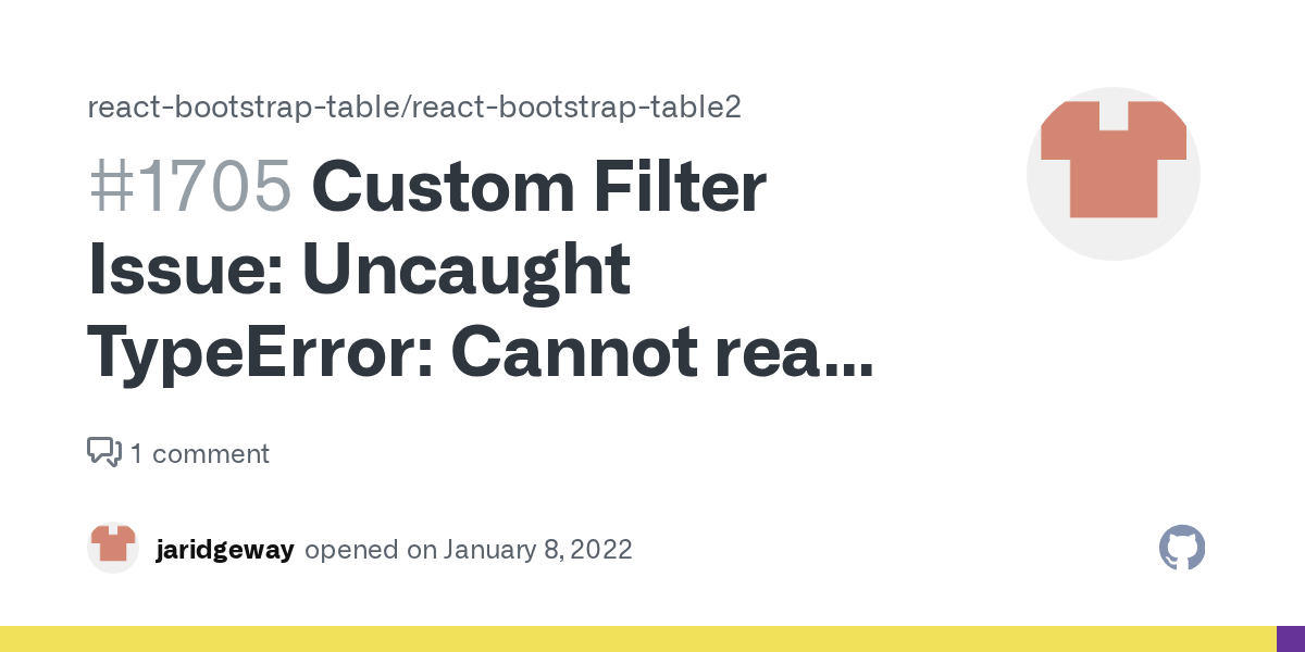 Custom Filter Issue Uncaught TypeError Cannot read properties of