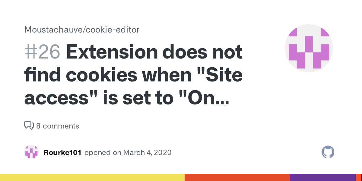 Cookie Editor not working on Chrome · Issue 26 · Moustachauve/cookie