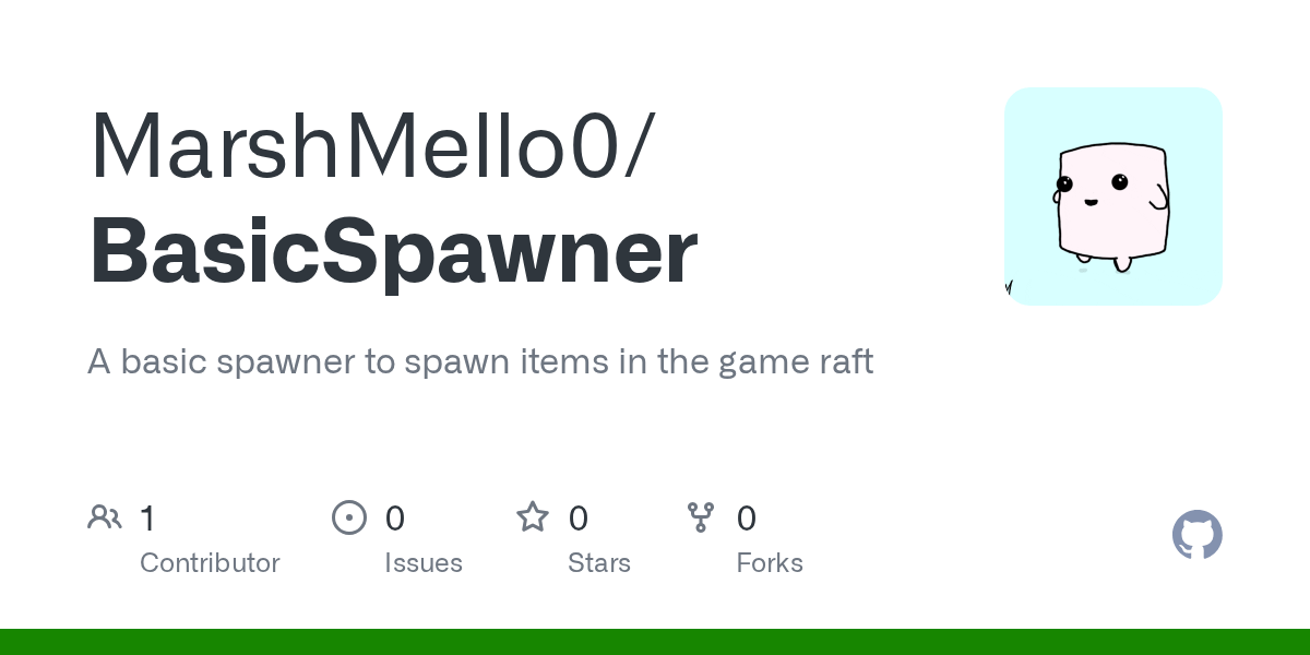 GitHub MarshMello0/BasicSpawner A basic spawner to spawn items in