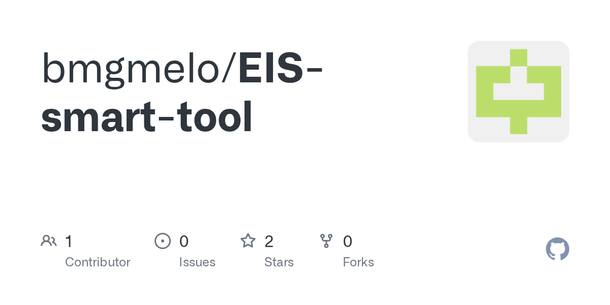 GitHub bmgmelo/EISanalysIS