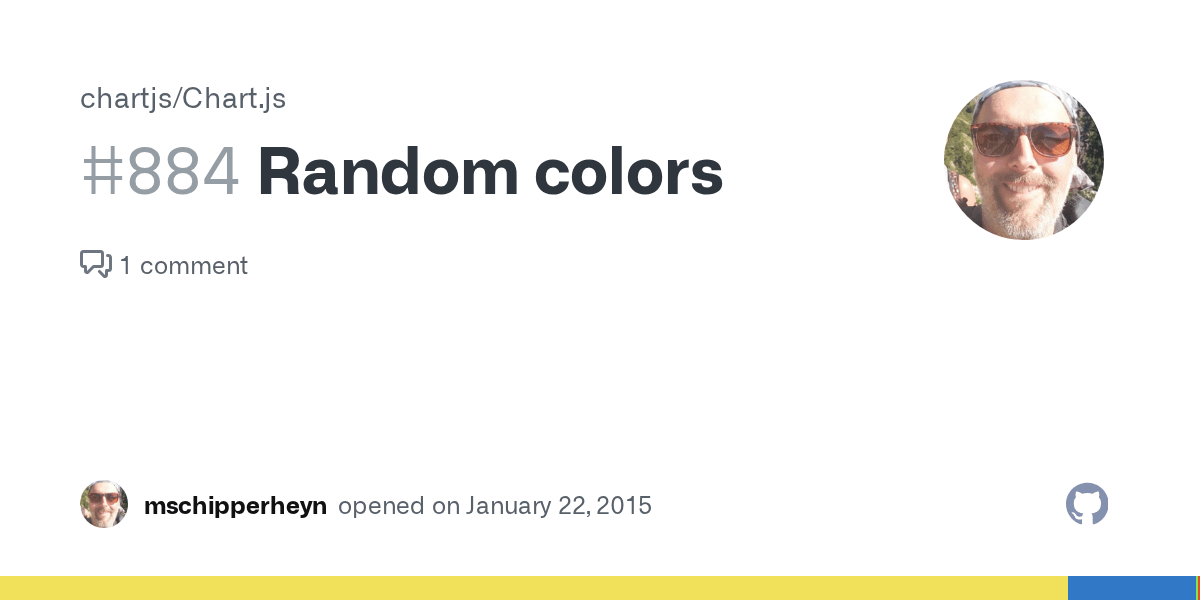 Random colors · Issue 884 · chartjs/Chart.js · GitHub